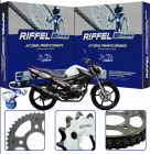 Kit Relação Ybr 125i Factor 150 Fazer 150 Transmissão Riffel